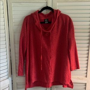 Bobeau Vibrant Red Knit Top